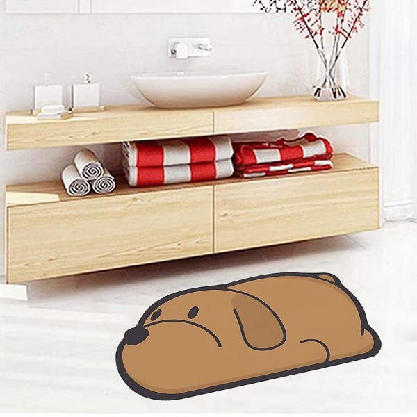 Diatomimuta Puppy Imukykyinen Matto Lattiamatto Kylpyhuone WC Keittiö Ovi Liukumaton Nopeasti kuivuva Jalkamatto