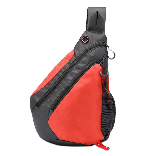 Ny Oxford tyg bröstväska - utomhus stänksäker ryggsäck - vatten droppväska red