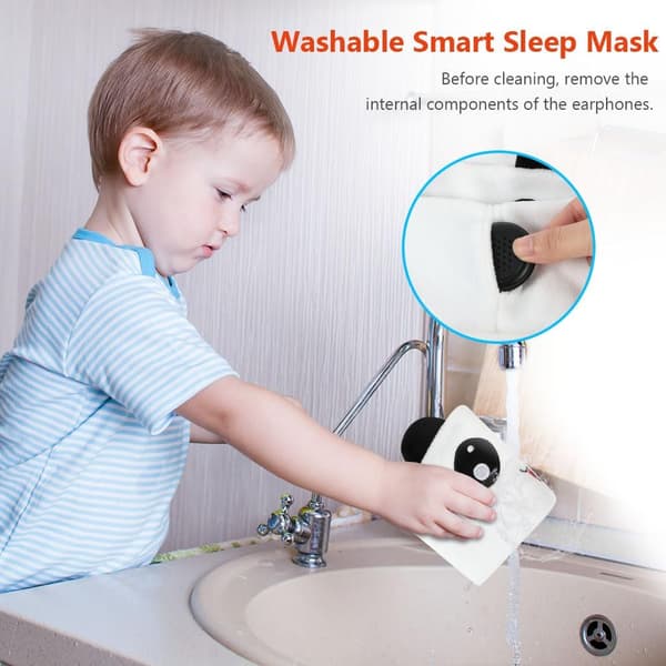 Bluetooth Sovmask Barn Ögonmask, Sovhörlurar Bluetooth | Pannbandshörlurar, Musik Sovpannband Sovhörlurar Pannband Sov