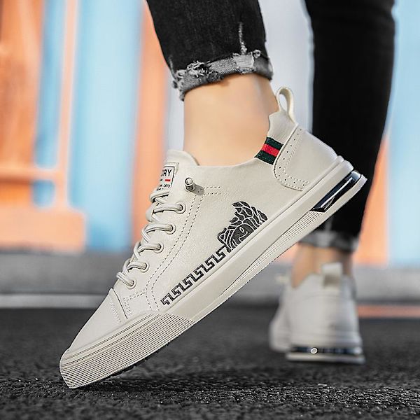 Herr Casual Skor Mode Sneakers Frhv2199 Beige EU 44