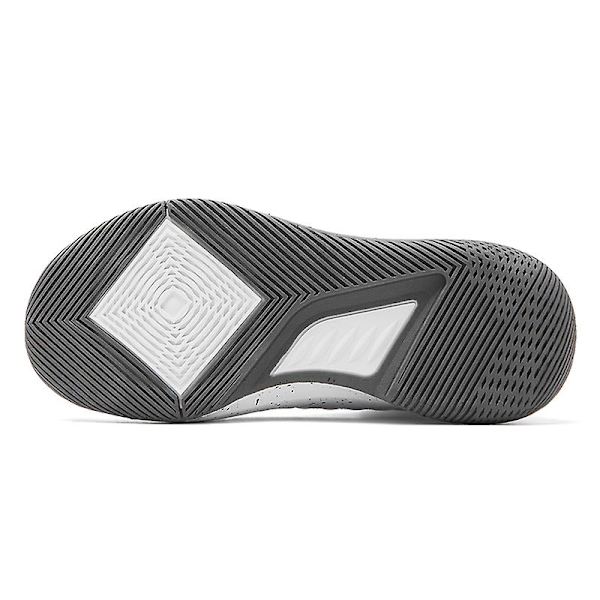 Herre Basketballsko Lett Pustende Gåsko Atletiske Motesneakers 3D2106 WhiteGold EU 41
