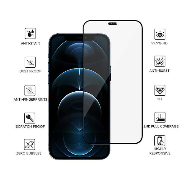 Anti-peeping Puhelimen Karkaistu Lasikalvo Pölytiivis Mobiilinäytön Suojakalvot Iphone 11_c