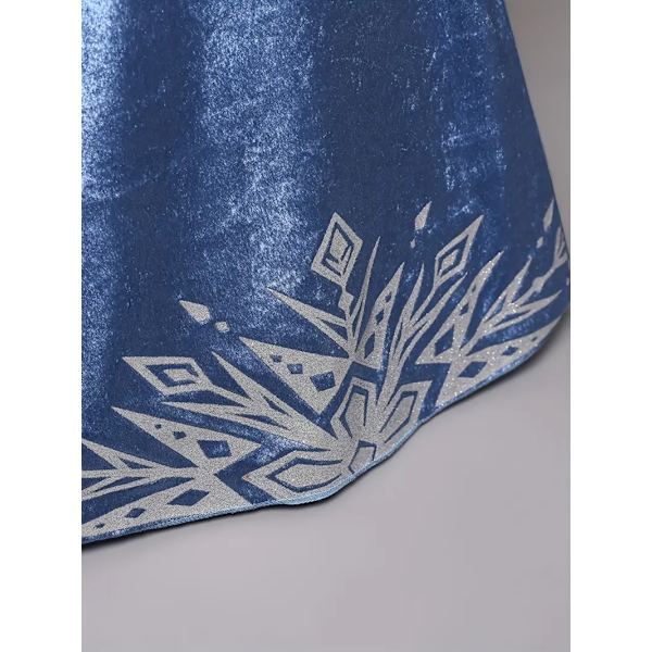 Flickor Barn Halloween Snöflinga Prinsessa Kostym Flickors Maskeraddräkt, Barnkläder 130cm