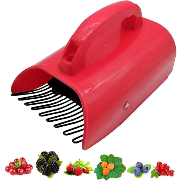 Blueberry Rake Picker Scoop Tool,Bärplockare med handtag - Säker bärplockare Rostsäkra plockverktyg