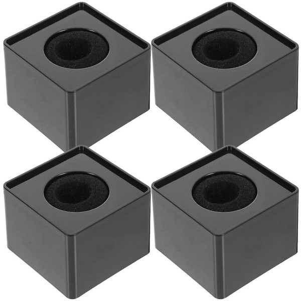 4 stk. Mikrofonholder Mikrofon TV Logo Flaggstasjoner Trådløs Mikrofon Flaggstasjoner Black 7x5.1cm