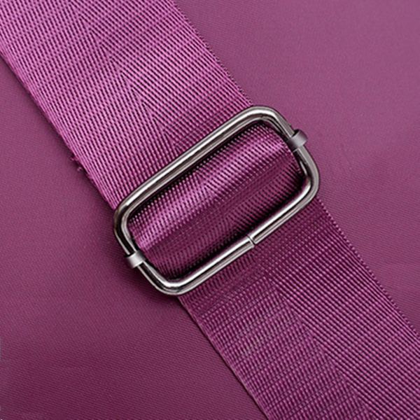 Kvinnors nylon crossbody väska stor kapacitet reseväska justerbar axelrem väska Red