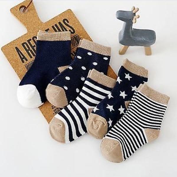 Andningsbara strumpor för barn stripe 1-3years