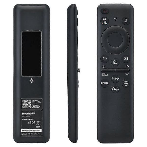 2025 Nyaste Samsung Solar röstfjärrkontroll BN59-01432A, uppladdningsbar, stöder röstko