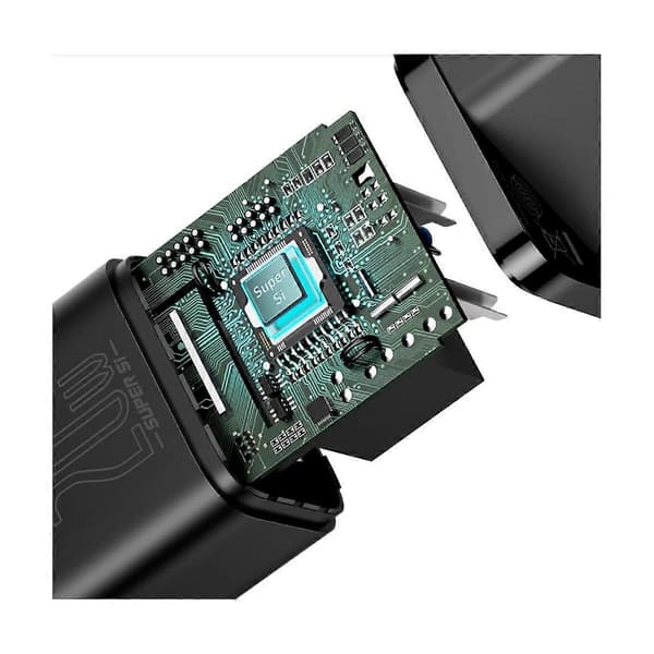 USB-C-seinälaturi 20W Malli CCCJGCE Super Si Quick Black