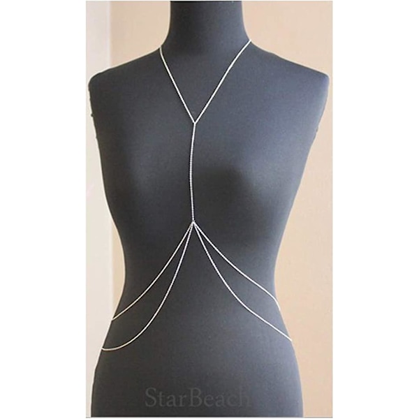 Cz Långt Halsband. Rhinestone Bar Y Lariat Halsband Silver Tone För Kvinnor Födelsedag Style2