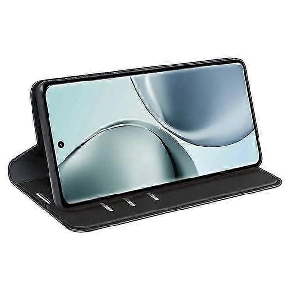 Skinnfodral Plånboksfodral för Realme 14 Pro 5G Black