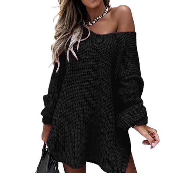 Höst Casual Kläder För Kvinnor Sexig Höst Kort Tröja För Skola Kontor Lounge Dagligen S Black