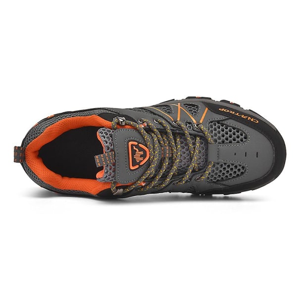 Vandrestøvler til mænd og kvinder - Lavt snørebånd - Sneakers til udendørs vandreture, trekking og gåture 3Dt899 Gray EU 39