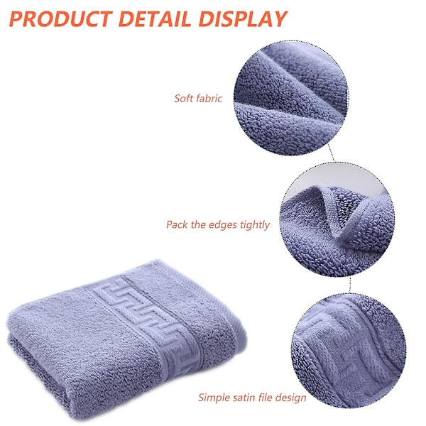 3-delad handduksset Handduk, badhandduk, ansiktshandduk, gästhandduk, duschhandduk, bastuhandduk 34*34cm style2