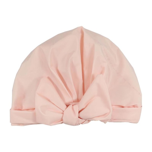 2 Stykker Dusjhetter Justerbar Sløyfeknute (rosa, svart)
