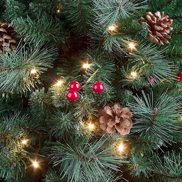 Juleminilykter, 50 LED-lys med UL-sertifisering White