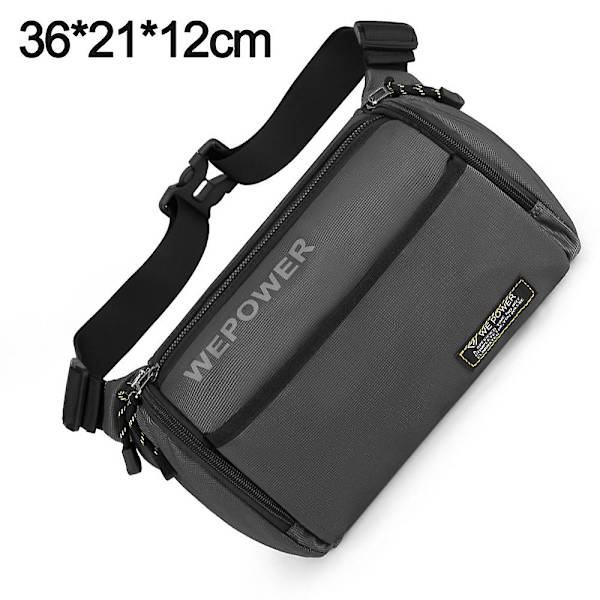 Vyölaukku miehille ja naisille, crossbody vyötärölaukku, vyölaukku grey
