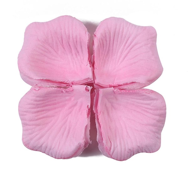 3000 stk. Kunstige Roseblader, Blomsterblader for Romantisk Kveld, Bryllup, Fest, Arrangementer, Valentinsdag, Dekorering pink