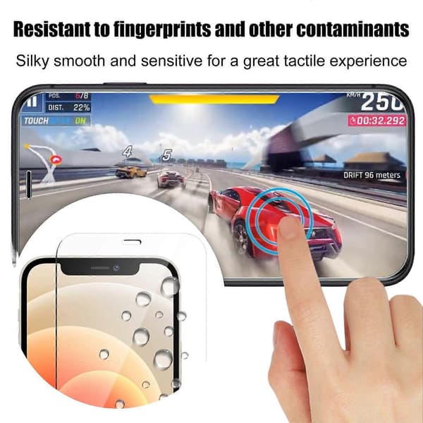 3 Härdade Glas för iPhone 11 med Infinity Skärmskydd