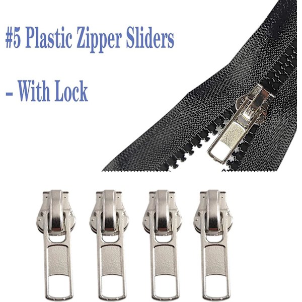 12 Stk. #5 Lynlås Slider Reparationssæt Sort Bronze Og Sølv Lynlås Slidere Lynlås Træk Udskiftning Til Metal Plast Og Nylon Spiral Jakke Lynlåse