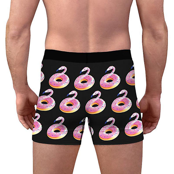 Digitaalipainettu seksikäs miesten alusvaate, slim fit, joustava, muotoileva bokseri, mukava ja hengittävä style 3 L