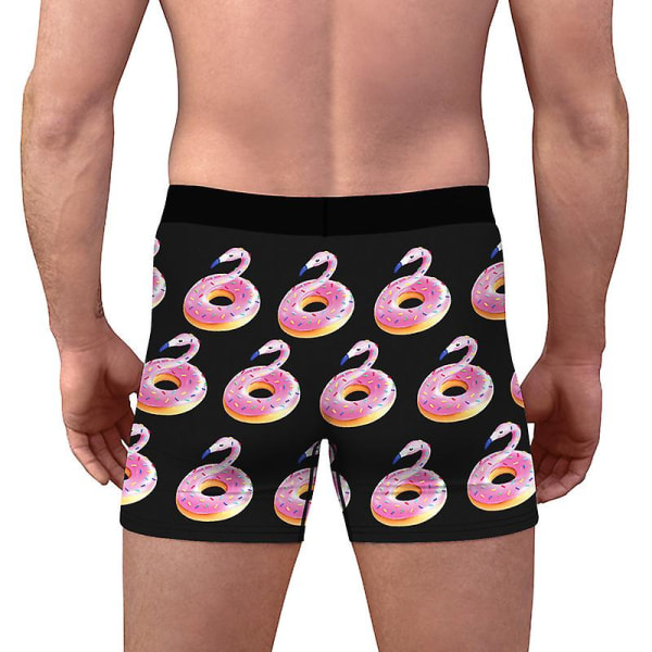 Digitaltrykt sexet herreundertøj, slim fit, strækbar formende boxershorts, komfortabel og åndbar style 3 S