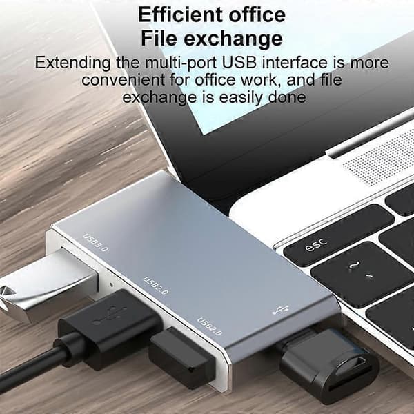 Type-C - OTG Type-C USB 3.0 USB 2.0 -keskitinsovitin