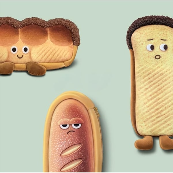penal brød pose ristet brød med føtter morsom baguette estetisk stor kapasitet japansk kontorrekvisita organizer pennholder 1