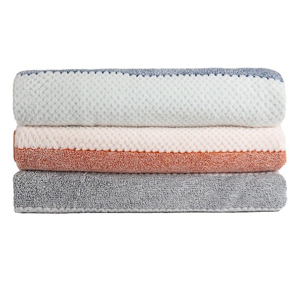 2 stk. Vaffelvevd Mikrofiber Håndkle - Luksuriøst Mykt, Hurtigtørkende Håndkle Badehåndkle, Blå green