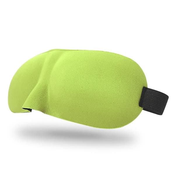 Sovmask för Män Kvinnor, 3D Konturformad Sovmask (1 st) Green