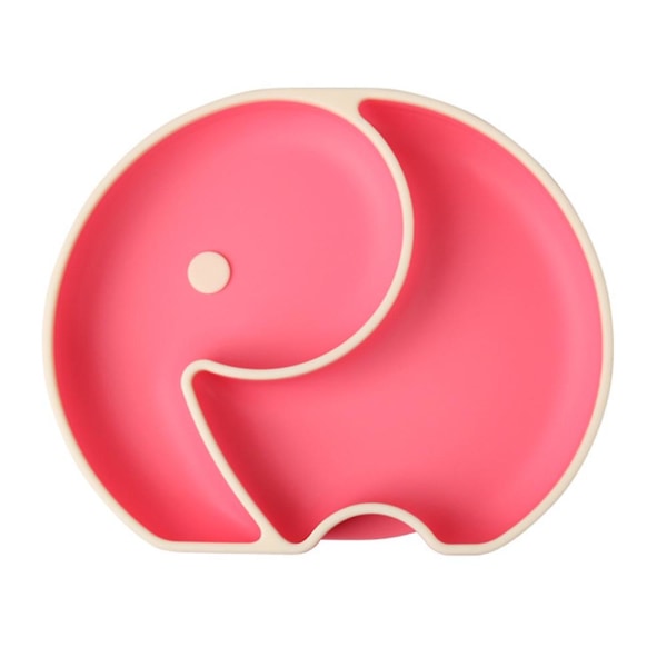 Baby & Toddler Silikonplatta Babyrätter - Diskmaskinssäker - Baby Led Weaning Tillbehör Redskap Pink
