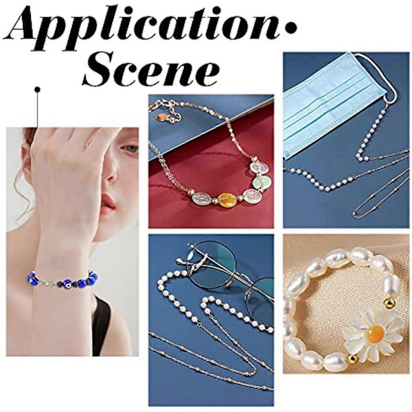 400 st 2 Färger 304 Rostfritt Stål Distanspärlor Glatta Lösa Rondelle Pärlor Stopp Pärlor Metall Crimp Pärla för Halsband Armband Örhänge Tillverkning