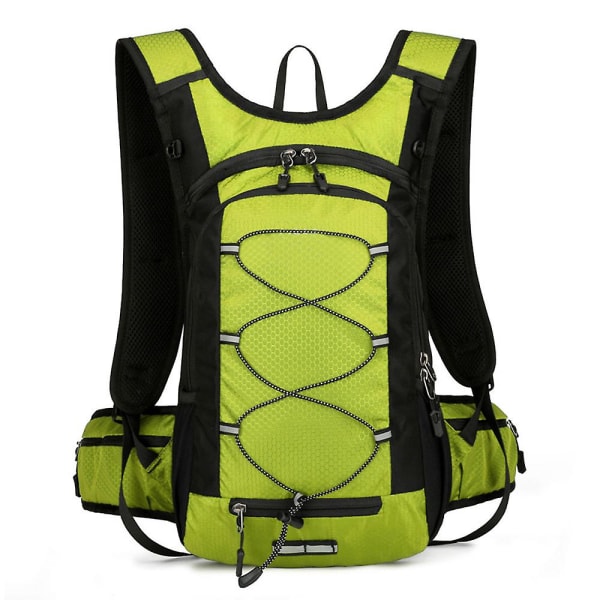 Utomhus cykelvattenpåse ryggsäck multifunktionell sport ryggsäck stor kapacitet ryggsäck green style2
