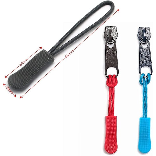 60 st dragkedjor, 12 färger dragkedjor stark nylon sladd, dragkedja dragkedja ersättning för ryggsäckar, bagage, jackor, bagage, handväskor, handväskor, Sw