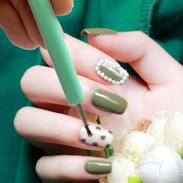 10 st prickverktyg för nagelkonst, präglingsverktyg för målning av stenar Mandalas, konstprickverktyg