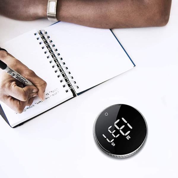 Digitalt Kjøkkentimer med Magnetisk Feste, Kjøkkenvekkerklokke LCD-Skjerm, Timer Egg Timer, Ideell for Matlaging, Baking, Studier, Etc