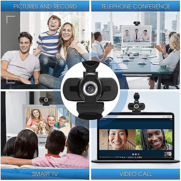 1080p Full HD, datamaskin bærbar PC Mac stasjonær kamera for konferanse