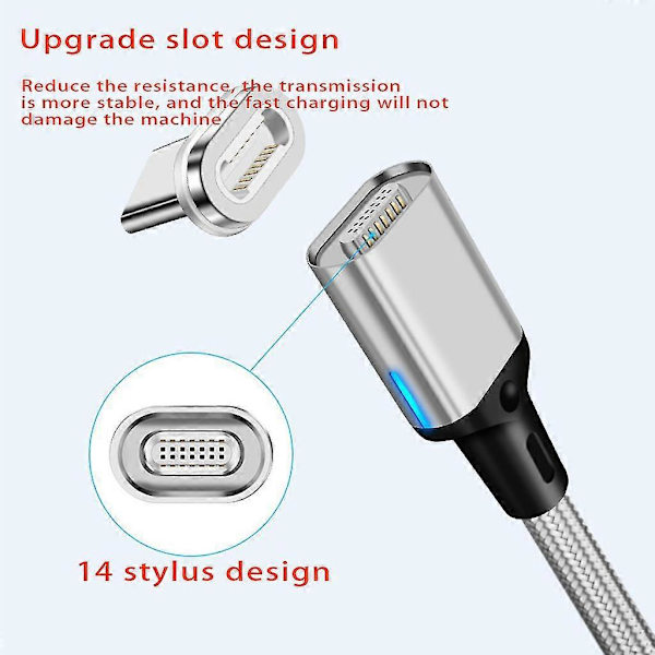 Pd 100w Type-C - Type-C -datakaapeli latausjohto useimmille Type-C-porteille String