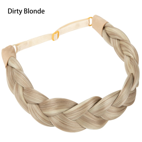 1 st syntetiskt bandhår flätor med justerbart bälte flätad bohemisk stil damfrisyr 16H613 Athree strand braid