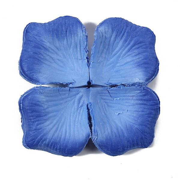 3000 st konstgjorda rosenblad för alla hjärtans dag, bröllop, fest och blomsterdekoration blue