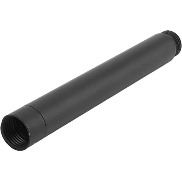 Forlængerarm til brusehoved 6 tommer/10\" forlængelse af bruseslanger i rustfrit stål mat sort brusehoved adapter til badeværelse (6 tommer)