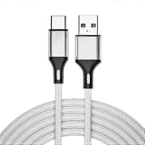 4 st 2.4A USB-C / Type-C till USB Flätad Snabbladdnings- och Synkroniseringskabel Red 1.5m