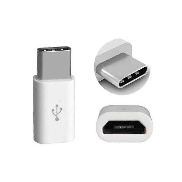 Typ C Till Micro Adapter V8 Android OTG Typ-c Usb C Adapter Micro Typ 5pcs Black