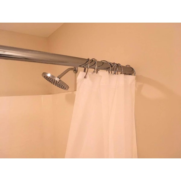 3 Tommer Ekstra Store Metall Bokringer/Permringer, 20 Pakke Sølv Runde Dusjforhengringer For Draperinger, Baderom, Hjemmeinnredning (76mm)