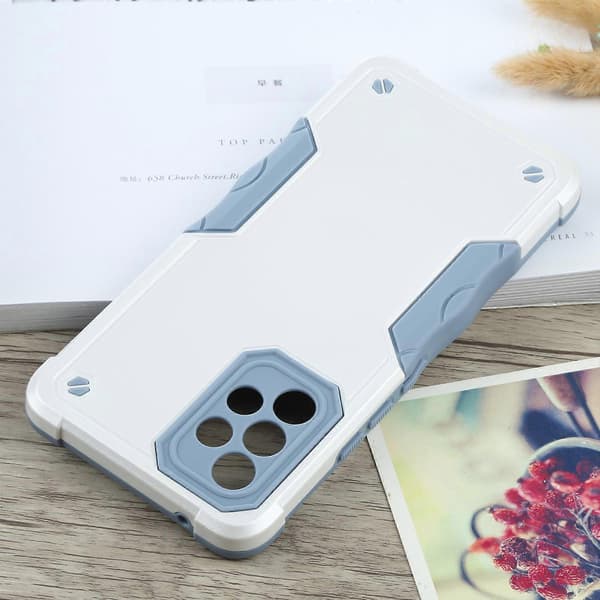 För Samsung Galaxy A53 Halkfritt Armor Mobilskal White