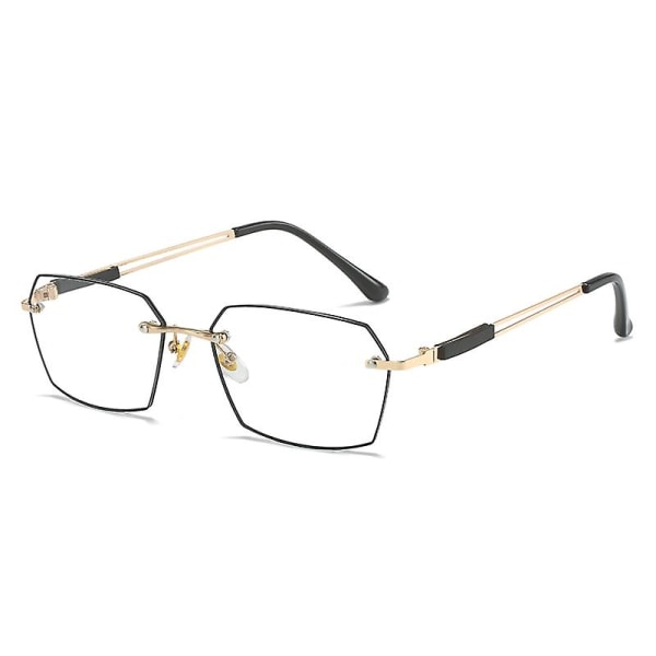 1 stk. Metal Fuld Ramme Anti-blåt lys Unisex 1.0 1.5 2.0 2.5 3.0 3.5 4.0 Læsebriller gold 400 degree