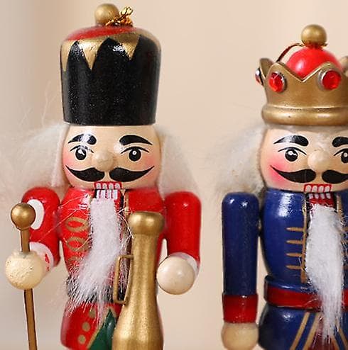 Valnötssoldat Set Julgran Hängande Prydnader För Barn Present set2
