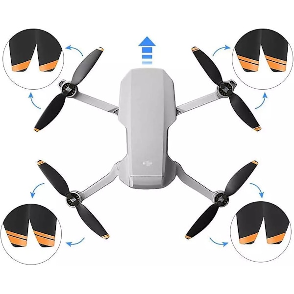(24 stk.) Mavic Mini 2/Mini 2 SE/Mini SE propeller kompatible med DJI Mini
