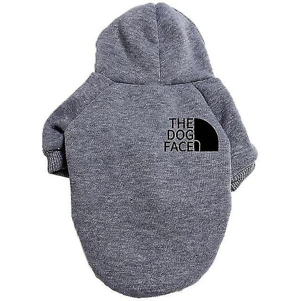 Kläder för husdjurshund/husdjurshundtröja, husdjurströja pullover fritidskläder för stora och små hundar gray3 L