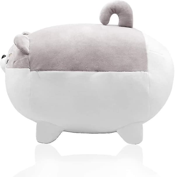 Täytetty pehmolelu (harmaa, 40 cm)